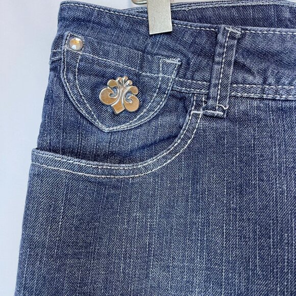 Dereon Womens Boot Cut Jeans Stretch Denim Size 16W - Picture 4 of 12